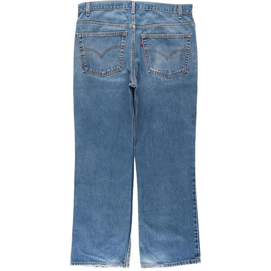 2000'S Levi's 517 Bootcut Denim Pants, Made in USA, Men's Size W37 (approx.) cotton blue type Vintage Second Hand