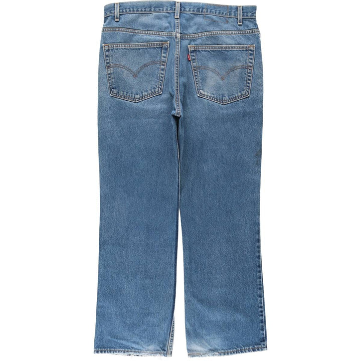 2000'S Levi's 517 Bootcut Denim Pants, Made in USA, Men's Size W37 (approx.) cotton blue type Vintage Second Hand