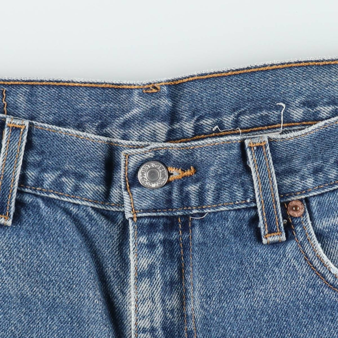2000'S Levi's 517 Bootcut Denim Pants, Made in USA, Men's Size W37 (approx.) cotton blue type Vintage Second Hand