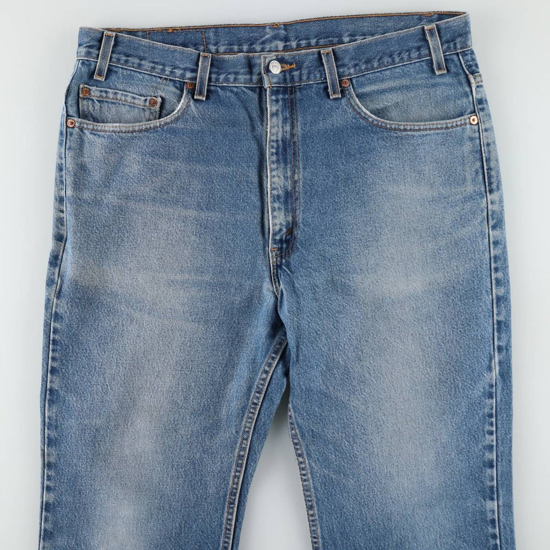 2000'S Levi's 517 Bootcut Denim Pants, Made in USA, Men's Size W37 (approx.) cotton blue type Vintage Second Hand