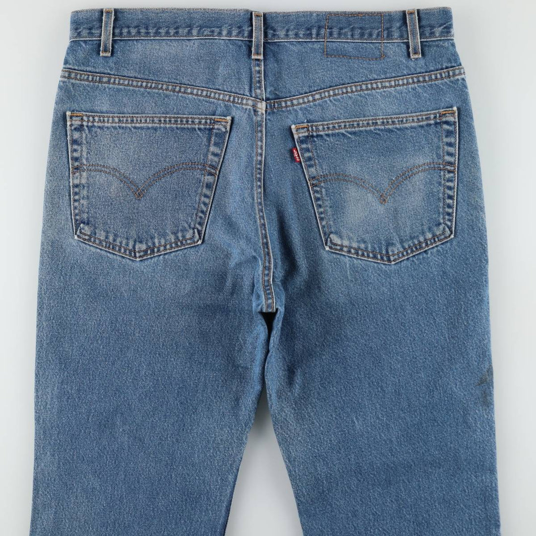 2000'S Levi's 517 Bootcut Denim Pants, Made in USA, Men's Size W37 (approx.) cotton blue type Vintage Second Hand