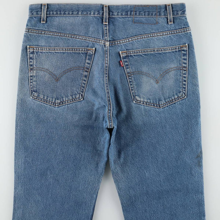 2000'S Levi's 517 Bootcut Denim Pants, Made in USA, Men's Size W37 (approx.) cotton blue type Vintage Second Hand