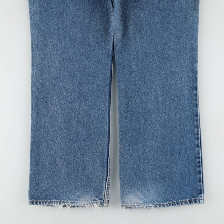 2000'S Levi's 517 Bootcut Denim Pants, Made in USA, Men's Size W37 (approx.) cotton blue type Vintage Second Hand