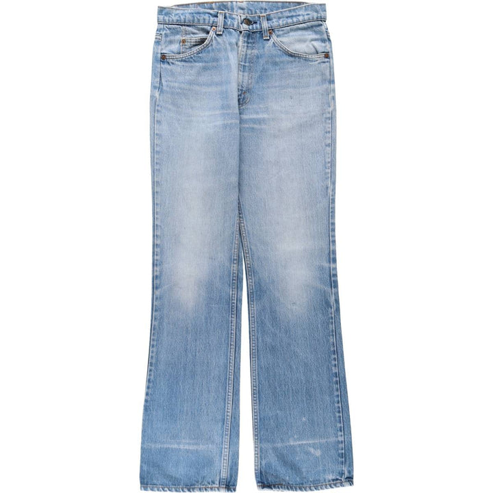 ~90'S Levi's 20517-0217 Orange Tab Bootcut Denim Pants, Made in USA, Men's W30 equivalent, Vintage cotton blue type Vintage Second Hand