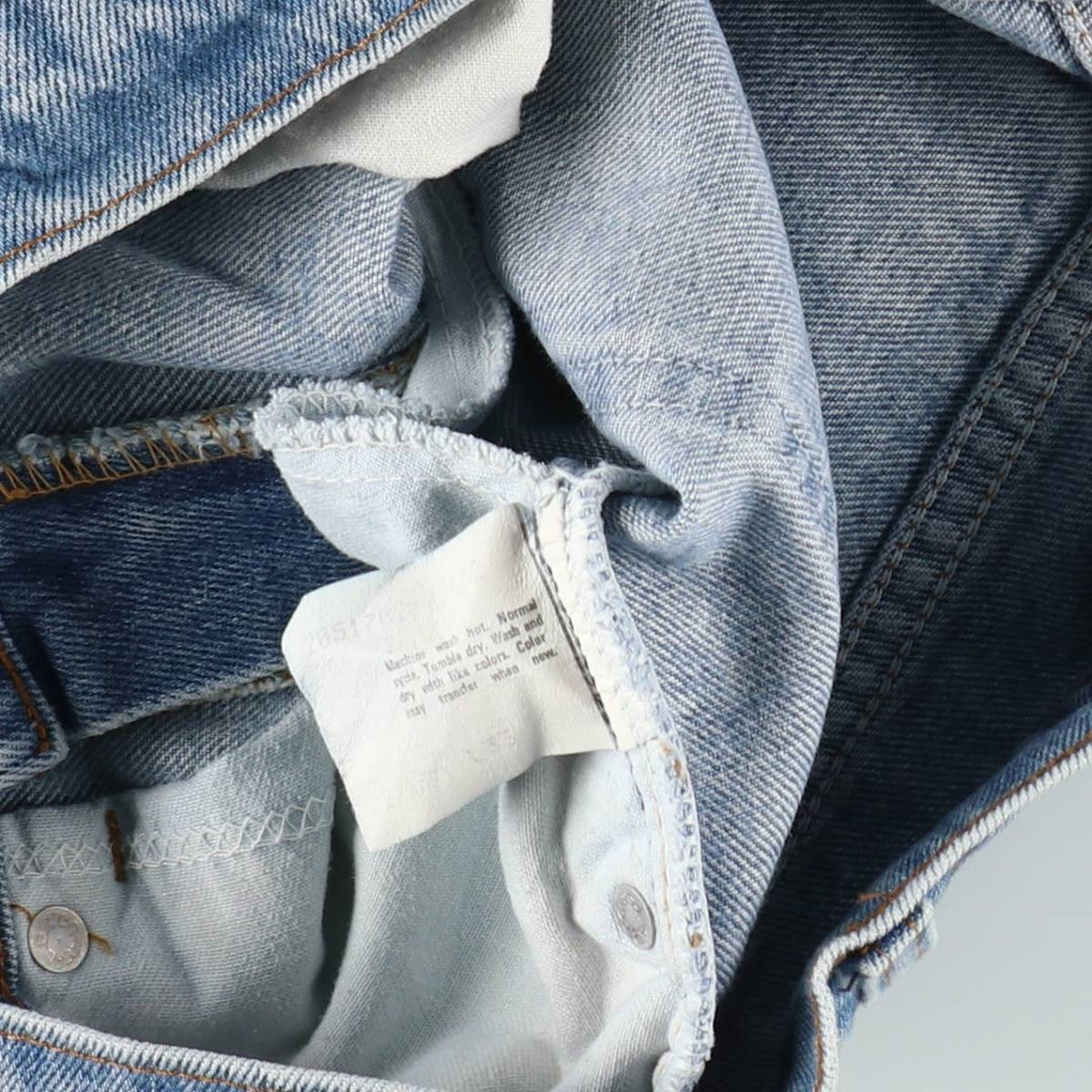 ~90'S Levi's 20517-0217 Orange Tab Bootcut Denim Pants, Made in USA, Men's W30 equivalent, Vintage cotton blue type Vintage Second Hand
