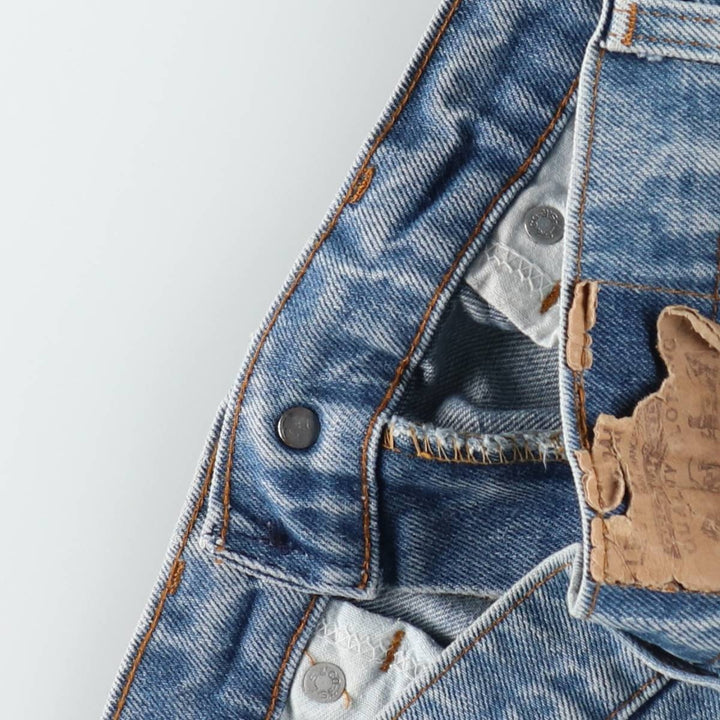 ~90'S Levi's 20517-0217 Orange Tab Bootcut Denim Pants, Made in USA, Men's W30 equivalent, Vintage cotton blue type Vintage Second Hand