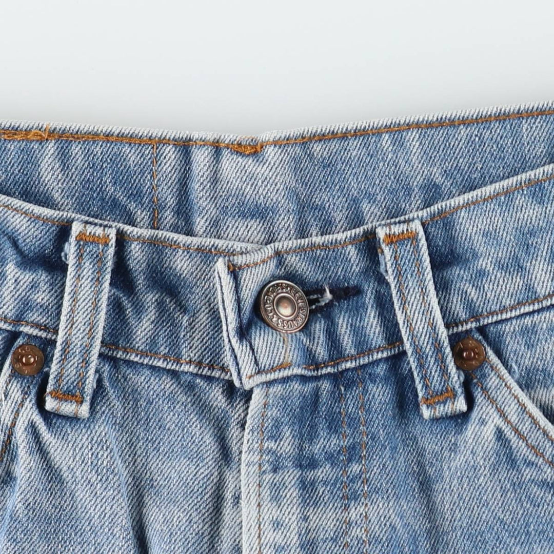 ~90'S Levi's 20517-0217 Orange Tab Bootcut Denim Pants, Made in USA, Men's W30 equivalent, Vintage cotton blue type Vintage Second Hand