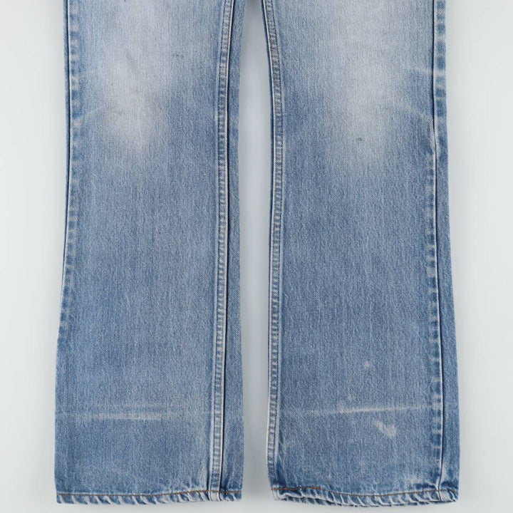 ~90'S Levi's 20517-0217 Orange Tab Bootcut Denim Pants, Made in USA, Men's W30 equivalent, Vintage cotton blue type Vintage Second Hand