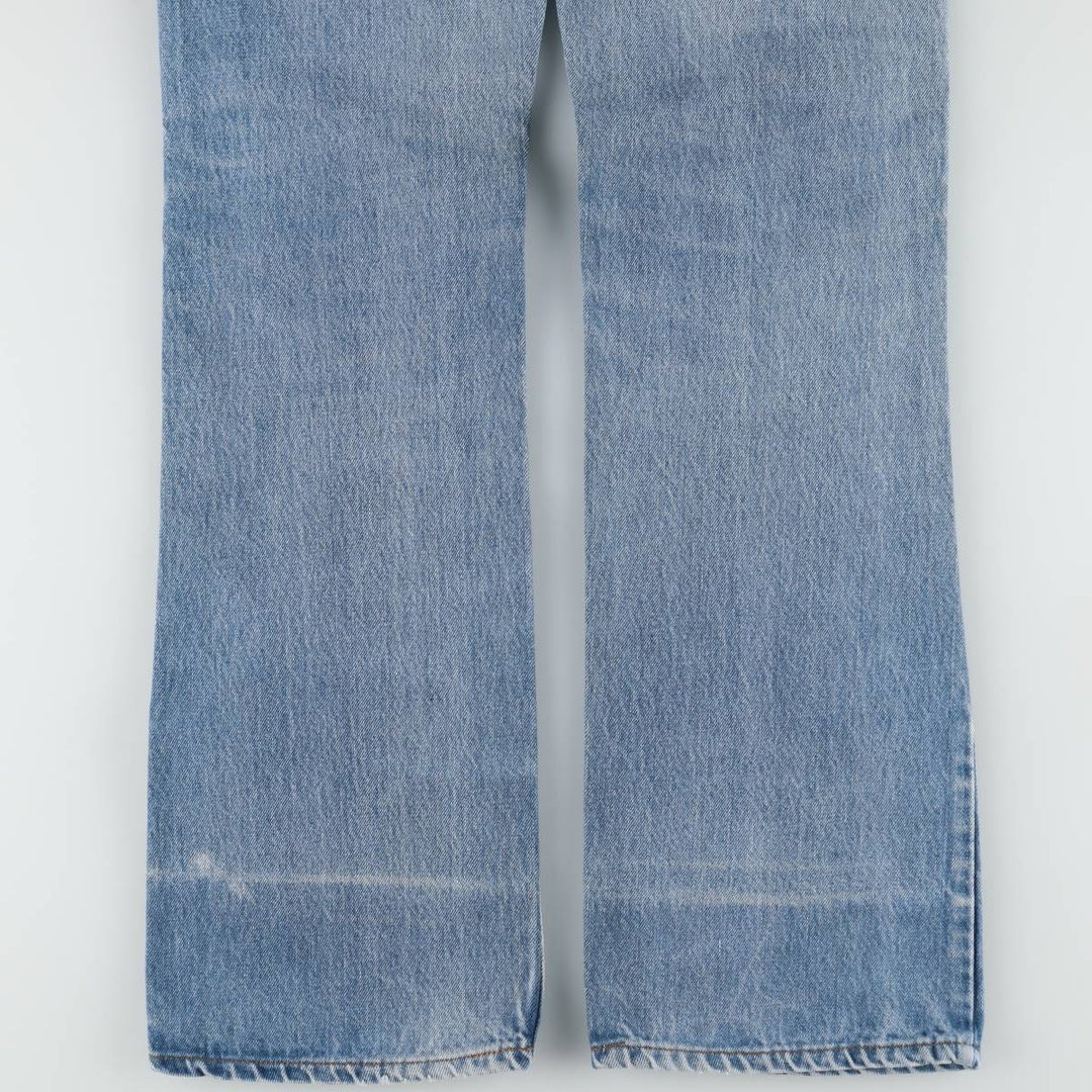 ~90'S Levi's 20517-0217 Orange Tab Bootcut Denim Pants, Made in USA, Men's W30 equivalent, Vintage cotton blue type Vintage Second Hand
