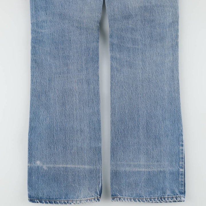 ~90'S Levi's 20517-0217 Orange Tab Bootcut Denim Pants, Made in USA, Men's W30 equivalent, Vintage cotton blue type Vintage Second Hand
