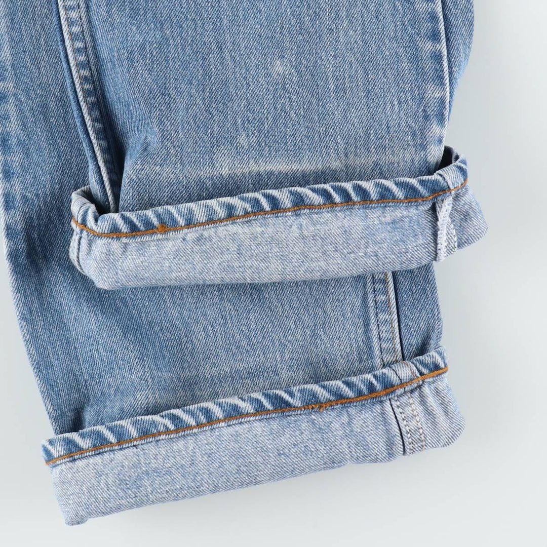 ~90'S Levi's 20517-0217 Orange Tab Bootcut Denim Pants, Made in USA, Men's W30 equivalent, Vintage cotton blue type Vintage Second Hand