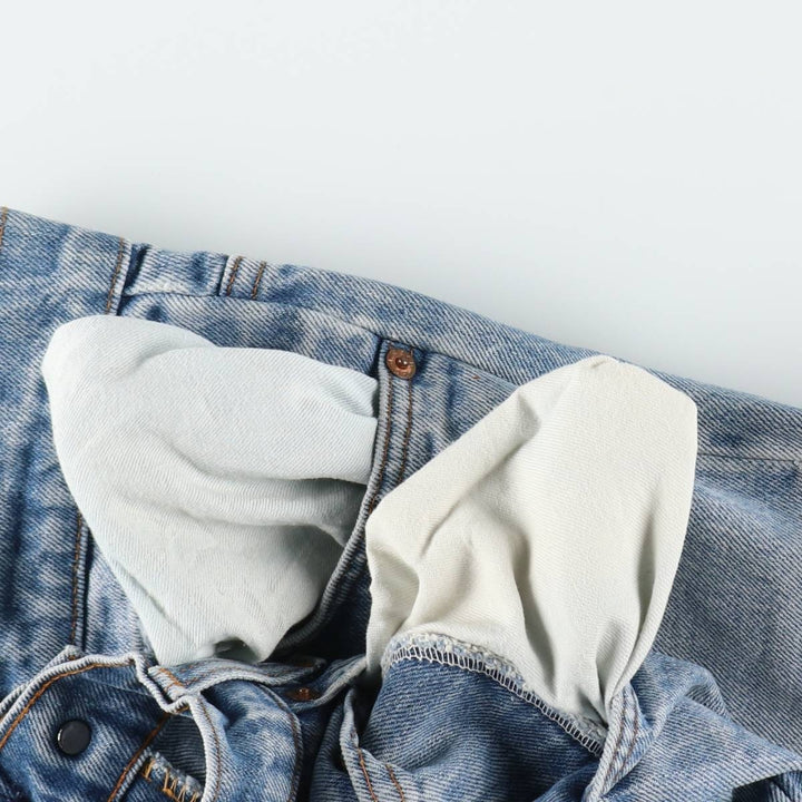 ~90'S Levi's 20517-0217 Orange Tab Bootcut Denim Pants, Made in USA, Men's W30 equivalent, Vintage cotton blue type Vintage Second Hand