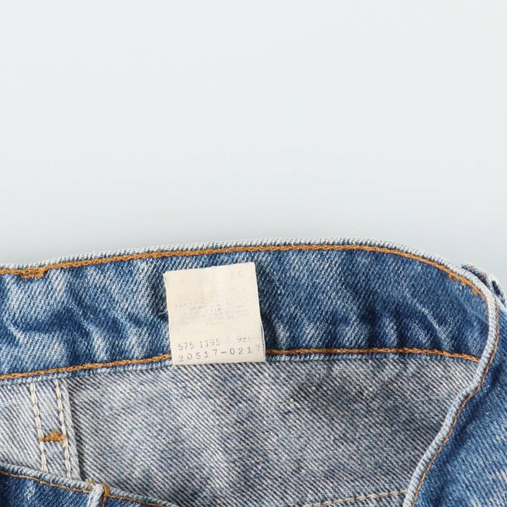 90'S Levi's 20517-0217 Orange Tab Bootcut Denim Pants, Made in USA, Men's, Size W30, Vintage cotton blue type Vintage Second Hand