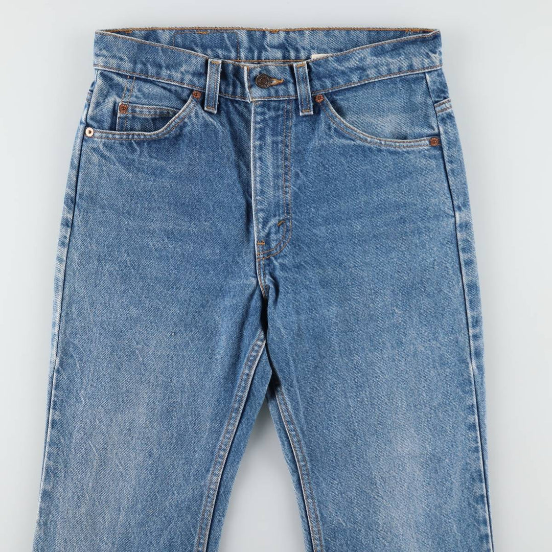 90'S Levi's 20517-0217 Orange Tab Bootcut Denim Pants, Made in USA, Men's, Size W30, Vintage cotton blue type Vintage Second Hand