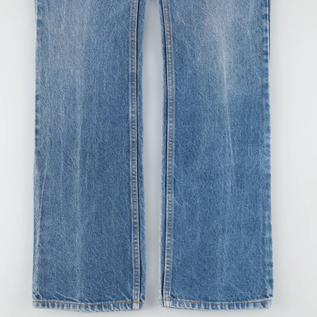 90'S Levi's 20517-0217 Orange Tab Bootcut Denim Pants, Made in USA, Men's, Size W30, Vintage cotton blue type Vintage Second Hand