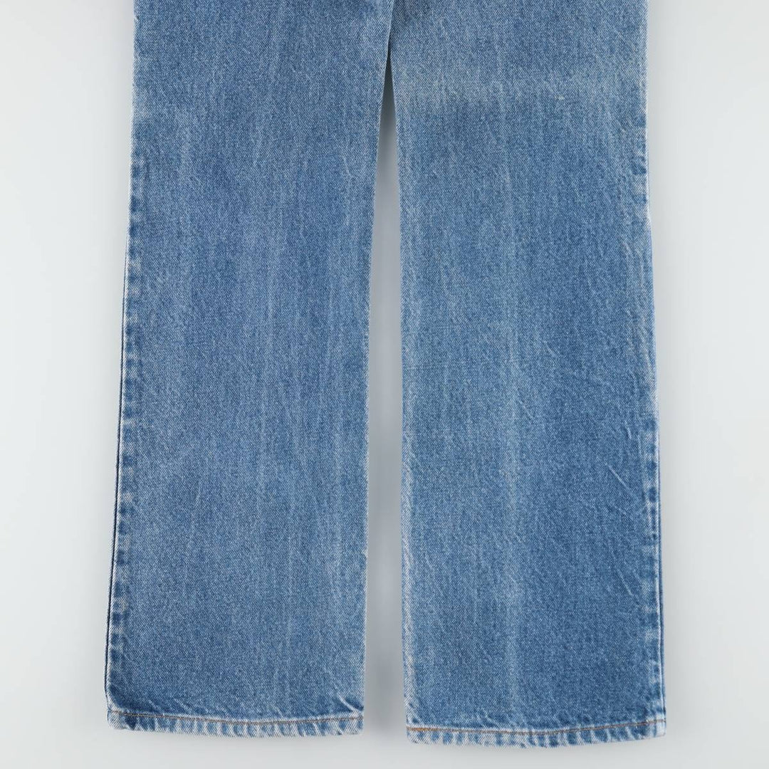 90'S Levi's 20517-0217 Orange Tab Bootcut Denim Pants, Made in USA, Men's, Size W30, Vintage cotton blue type Vintage Second Hand