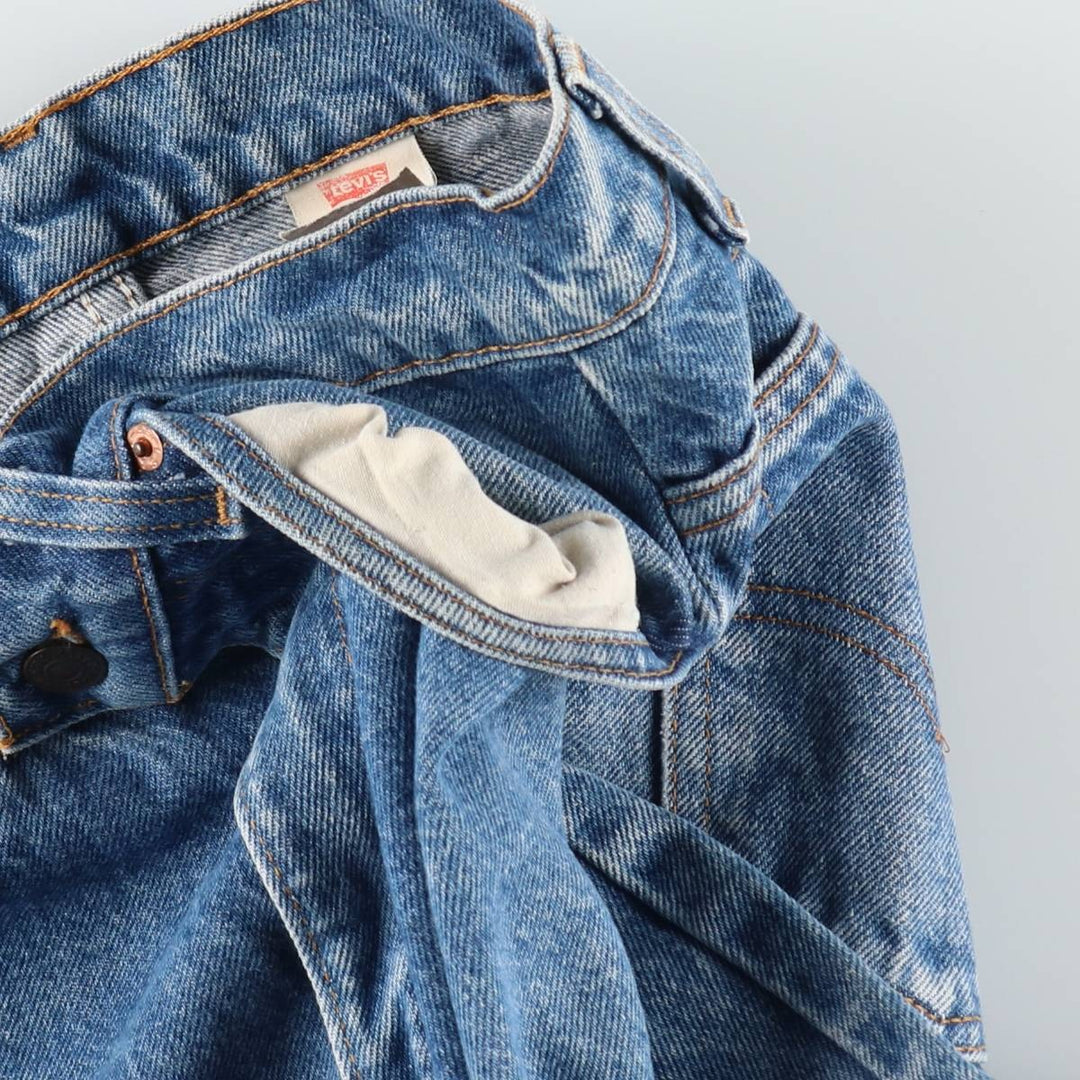 90'S Levi's 20517-0217 Orange Tab Bootcut Denim Pants, Made in USA, Men's, Size W30, Vintage cotton blue type Vintage Second Hand