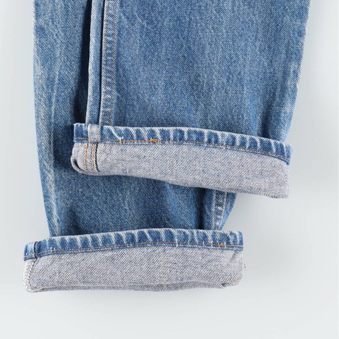 90'S Levi's 20517-0217 Orange Tab Bootcut Denim Pants, Made in USA, Men's, Size W30, Vintage cotton blue type Vintage Second Hand