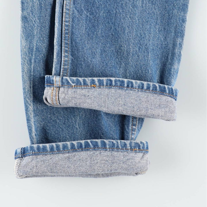 90'S Levi's 20517-0217 Orange Tab Bootcut Denim Pants, Made in USA, Men's, Size W30, Vintage cotton blue type Vintage Second Hand
