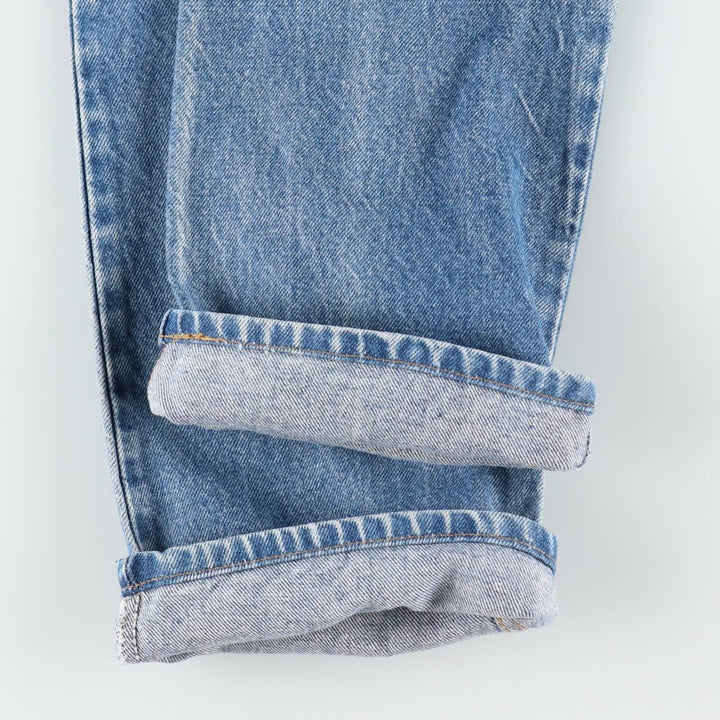90'S Levi's 20517-0217 Orange Tab Bootcut Denim Pants, Made in USA, Men's, Size W30, Vintage cotton blue type Vintage Second Hand