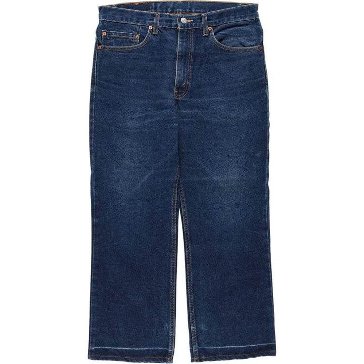 2000'S Levi's 517 Boot Cut Denim Pants, Made in USA, Men's Size 34 cotton blue type Vintage Second Hand