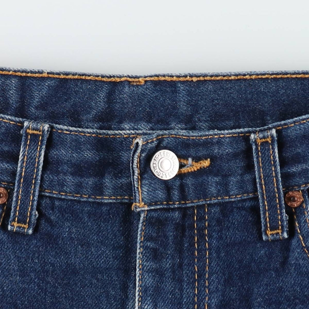 2000'S Levi's 517 Boot Cut Denim Pants, Made in USA, Men's Size 34 cotton blue type Vintage Second Hand