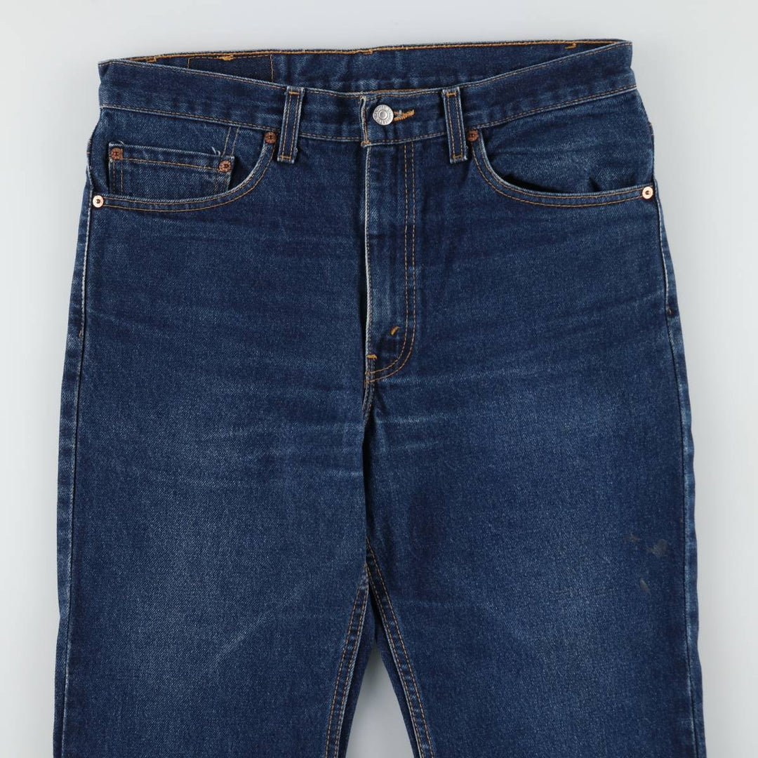 2000'S Levi's 517 Boot Cut Denim Pants, Made in USA, Men's Size 34 cotton blue type Vintage Second Hand