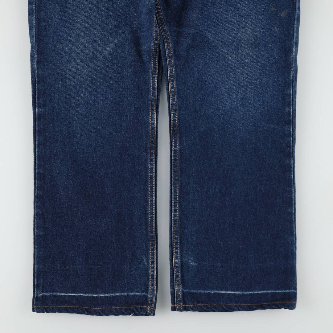 2000'S Levi's 517 Boot Cut Denim Pants, Made in USA, Men's Size 34 cotton blue type Vintage Second Hand