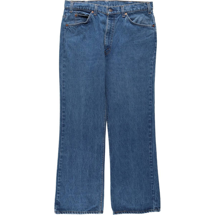 ~90'S Levi's Orange Tab Bootcut Denim Pants, Men's W35 (approx.), Vintage unclear blue type Vintage Second Hand
