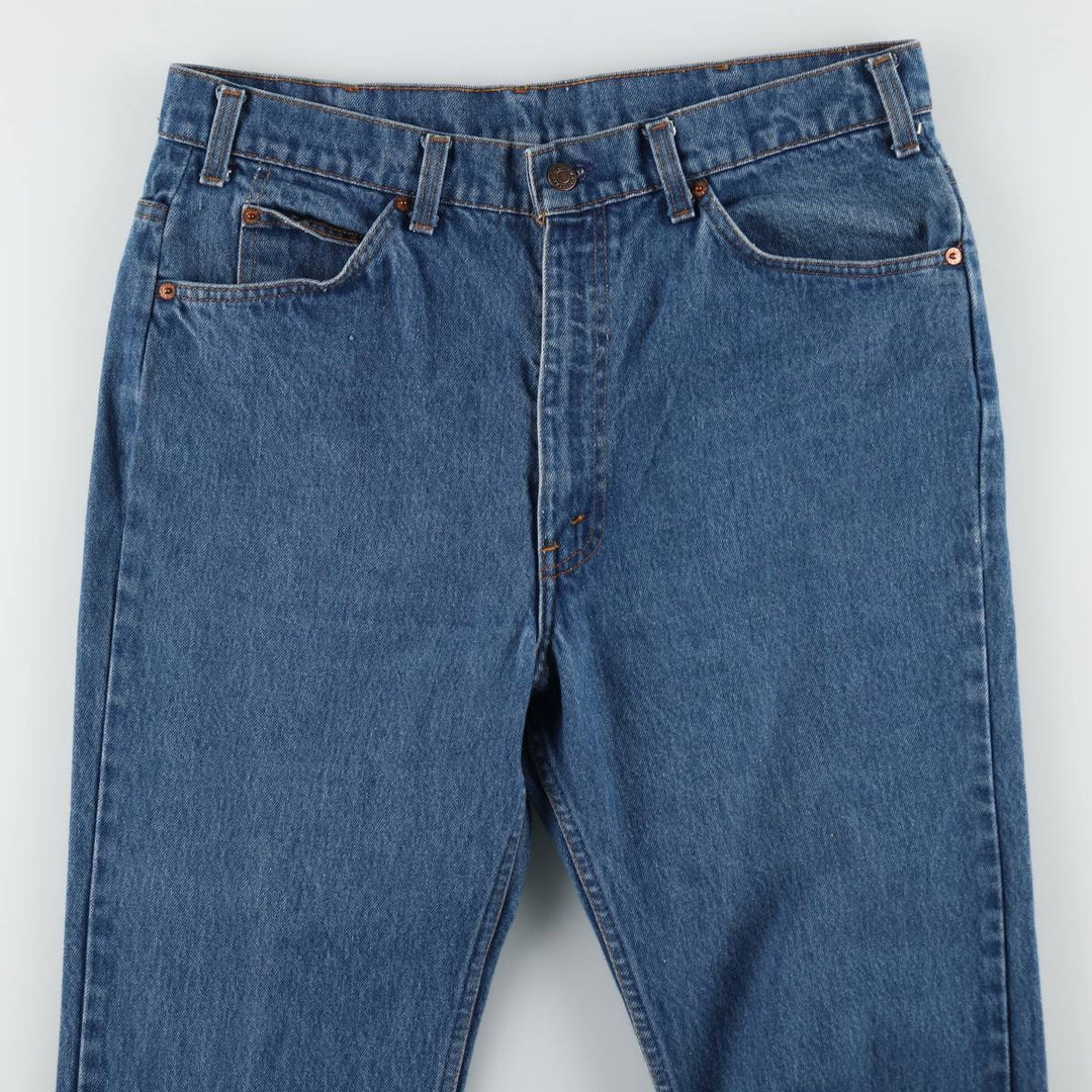 ~90'S Levi's Orange Tab Bootcut Denim Pants, Men's W35 (approx.), Vintage unclear blue type Vintage Second Hand