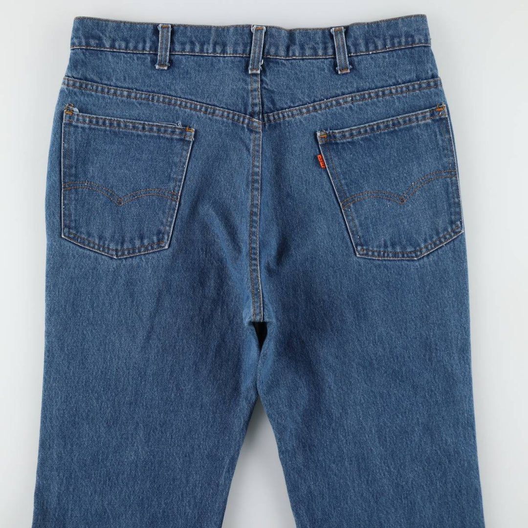 ~90'S Levi's Orange Tab Bootcut Denim Pants, Men's W35 (approx.), Vintage unclear blue type Vintage Second Hand