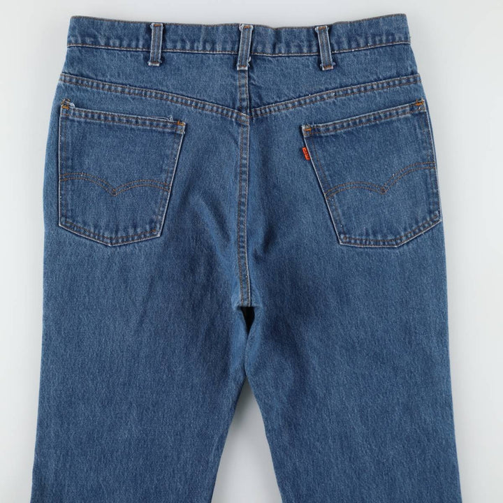 ~90'S Levi's Orange Tab Bootcut Denim Pants, Men's W35 (approx.), Vintage unclear blue type Vintage Second Hand
