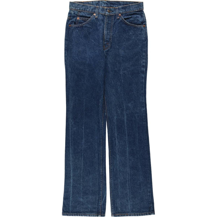 ~90'S Levi's 20517-0217 Orange Tab Bootcut Denim Pants, Made in USA, Men's W30 equivalent, Vintage cotton blue type Vintage Second Hand