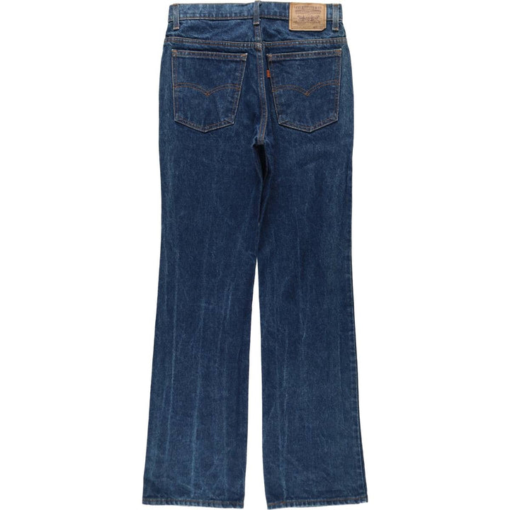 ~90'S Levi's 20517-0217 Orange Tab Bootcut Denim Pants, Made in USA, Men's W30 equivalent, Vintage cotton blue type Vintage Second Hand
