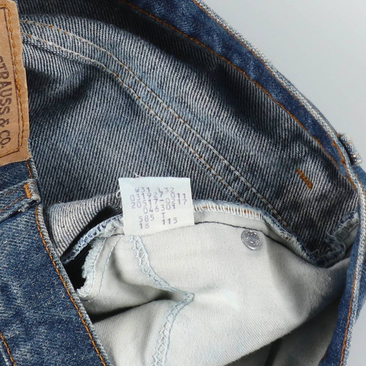 ~90'S Levi's 20517-0217 Orange Tab Bootcut Denim Pants, Made in USA, Men's W30 equivalent, Vintage cotton blue type Vintage Second Hand