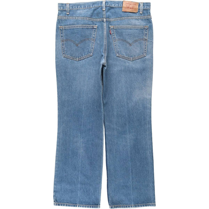 Levi's 517 BOOT CUT bootcut denim pants, made in the USA, men's size W38 (approx.). cotton blue type Vintage Second Hand