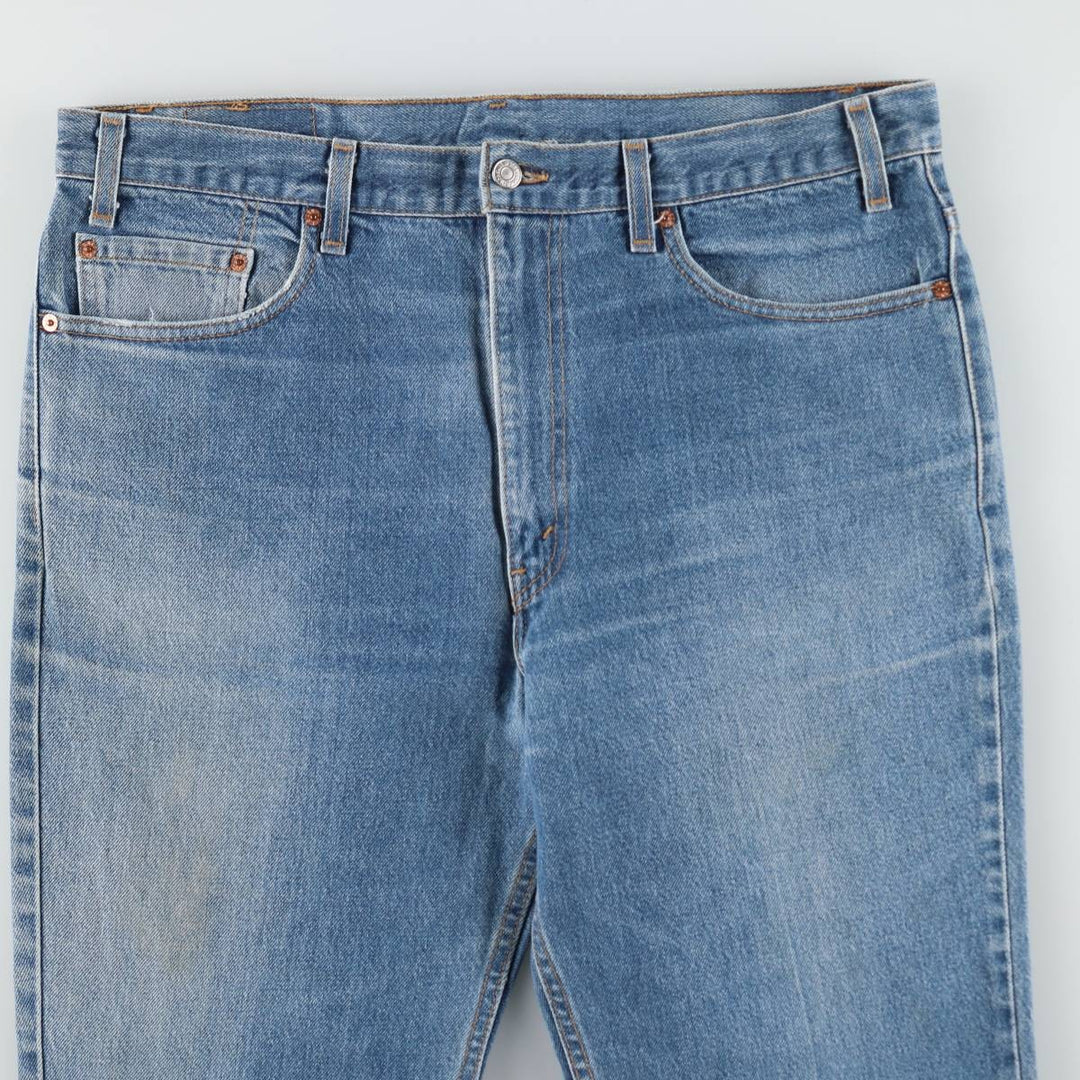 Levi's 517 BOOT CUT bootcut denim pants, made in the USA, men's size W38 (approx.). cotton blue type Vintage Second Hand
