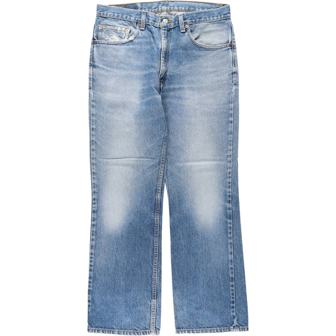 2000'S Levi's 517-0217 Bootcut Denim Pants, Made in USA, Men's Size W34 (approx.) cotton blue type Vintage Second Hand