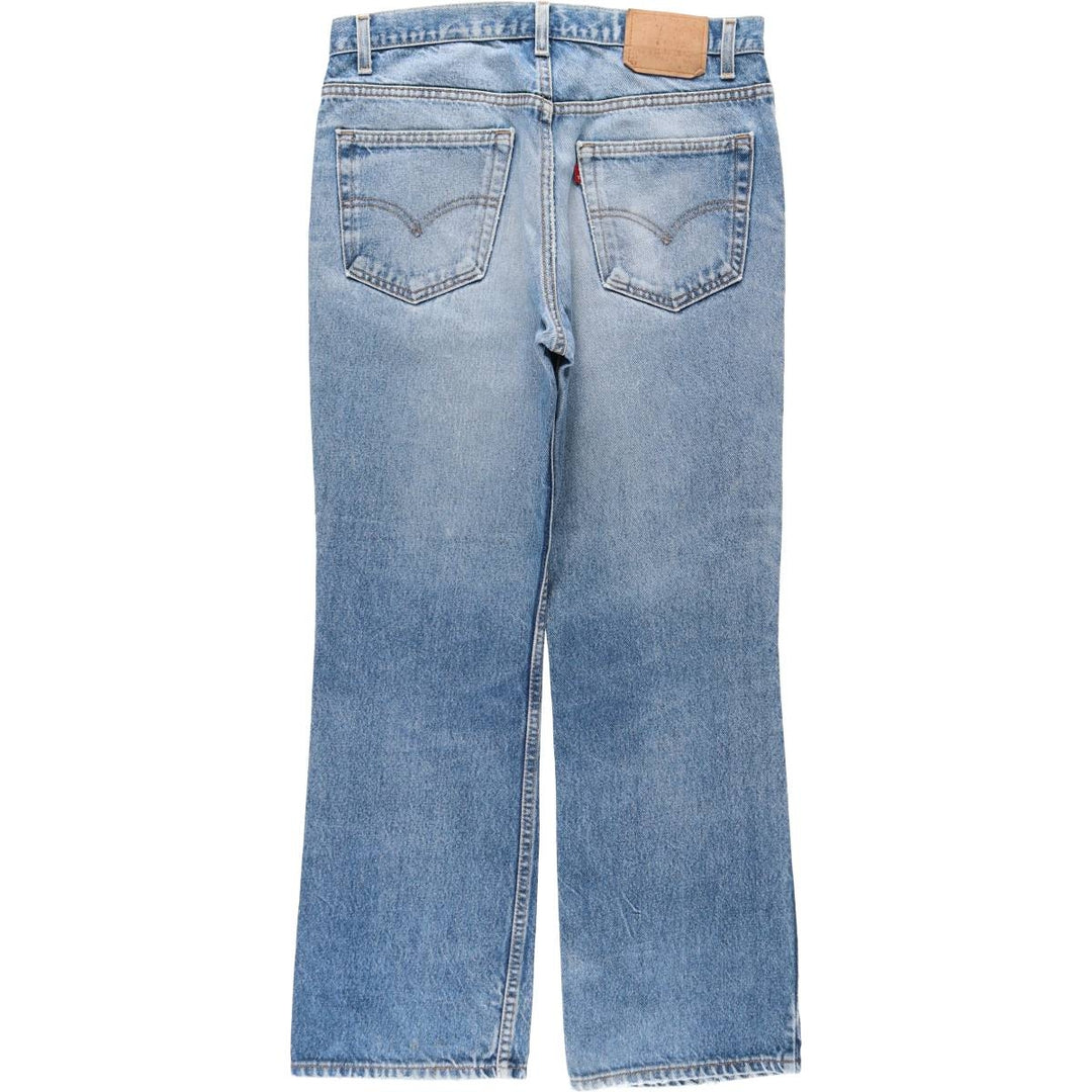 2000'S Levi's 517-0217 Bootcut Denim Pants, Made in USA, Men's Size W34 (approx.) cotton blue type Vintage Second Hand