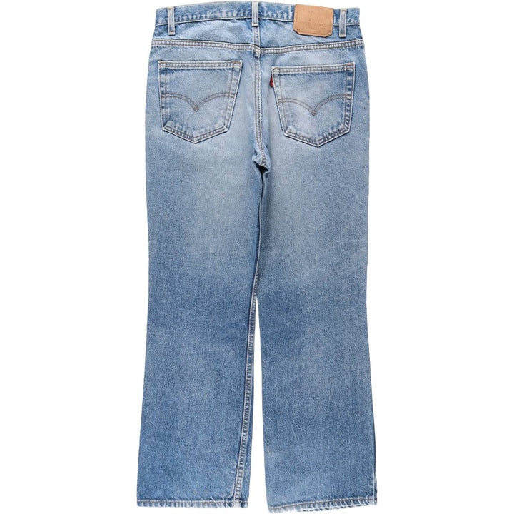 2000'S Levi's 517-0217 Bootcut Denim Pants, Made in USA, Men's Size W34 (approx.) cotton blue type Vintage Second Hand