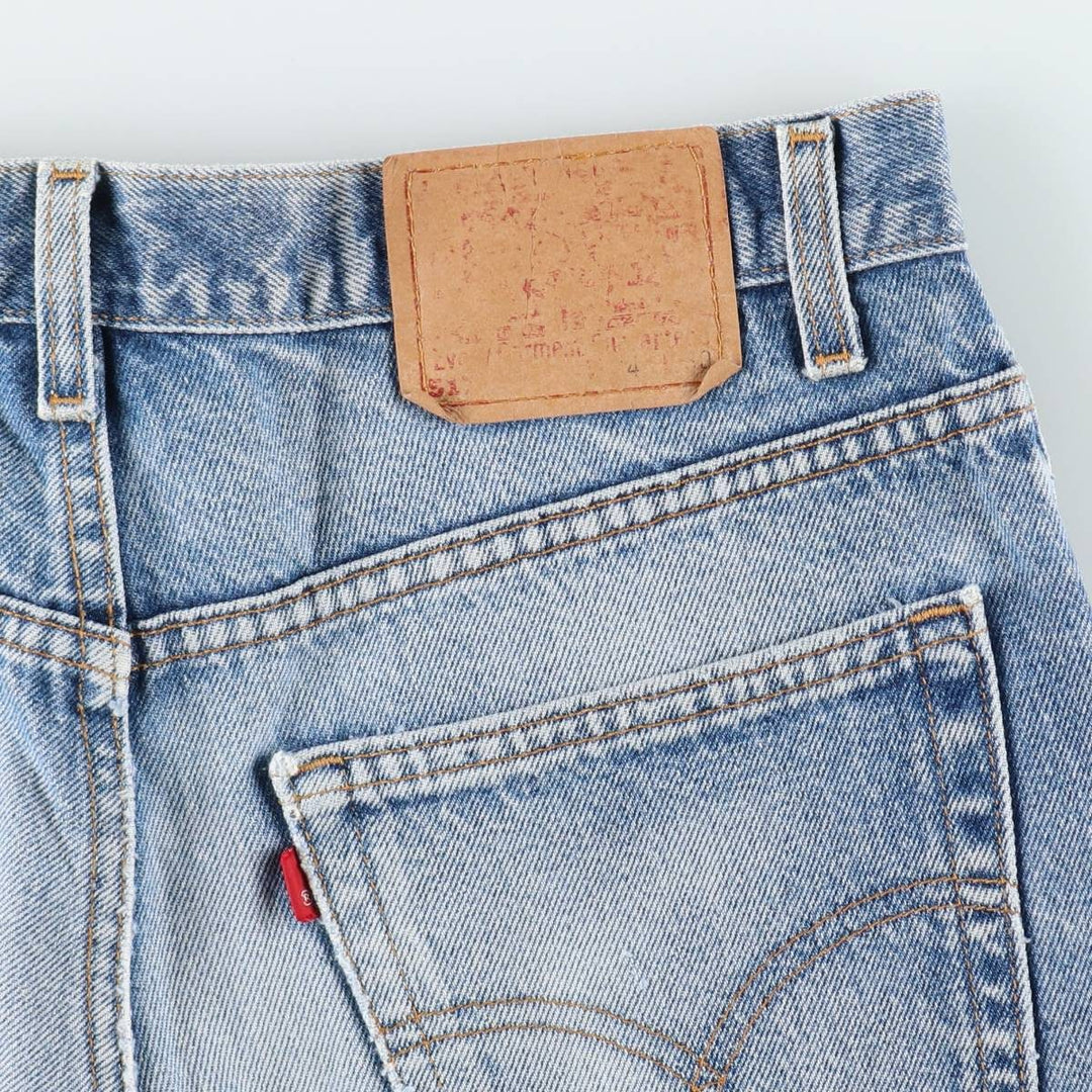 2000'S Levi's 517-0217 Bootcut Denim Pants, Made in USA, Men's Size W34 (approx.) cotton blue type Vintage Second Hand