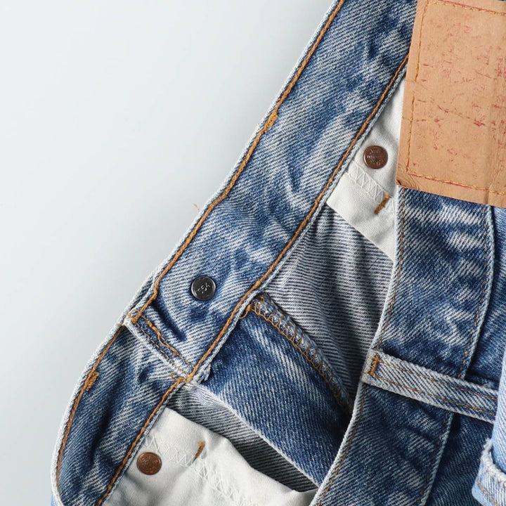 2000'S Levi's 517-0217 Bootcut Denim Pants, Made in USA, Men's Size W34 (approx.) cotton blue type Vintage Second Hand