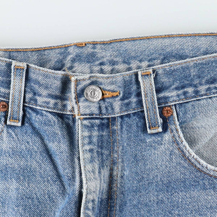 2000'S Levi's 517-0217 Bootcut Denim Pants, Made in USA, Men's Size W34 (approx.) cotton blue type Vintage Second Hand