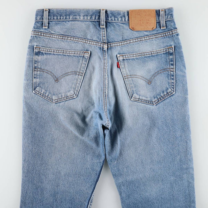 2000'S Levi's 517-0217 Bootcut Denim Pants, Made in USA, Men's Size W34 (approx.) cotton blue type Vintage Second Hand