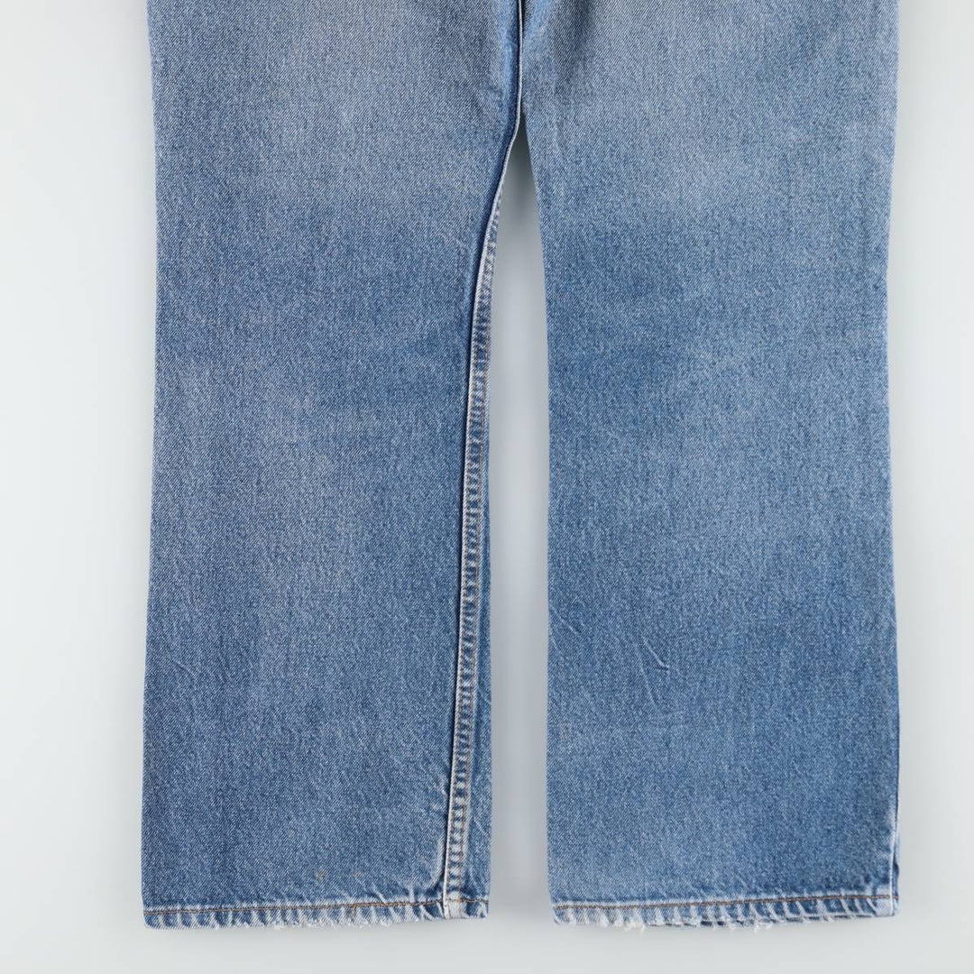 2000'S Levi's 517-0217 Bootcut Denim Pants, Made in USA, Men's Size W34 (approx.) cotton blue type Vintage Second Hand