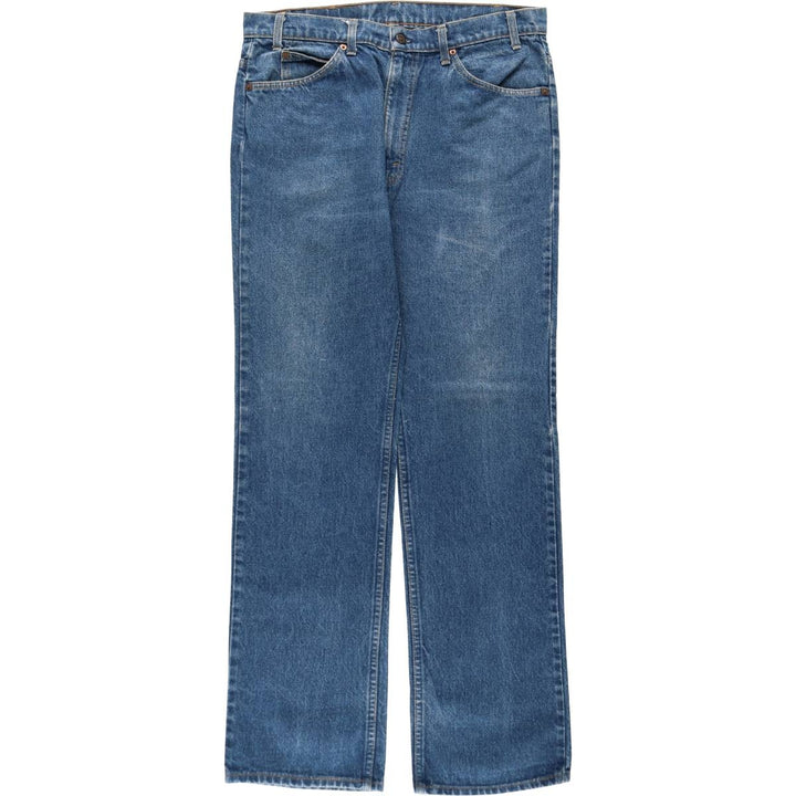 ~90'S Levi's 20517-0217 Orange Tab Bootcut Denim Pants, Made in USA, Men's W36 (approx.), Vintage cotton blue type Vintage Second Hand