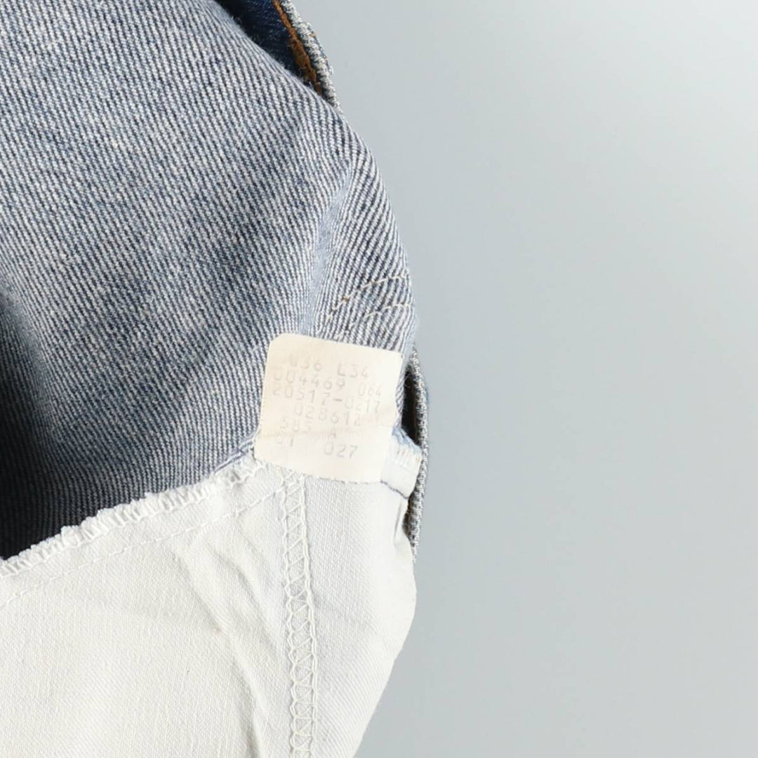 ~90'S Levi's 20517-0217 Orange Tab Bootcut Denim Pants, Made in USA, Men's W36 (approx.), Vintage cotton blue type Vintage Second Hand