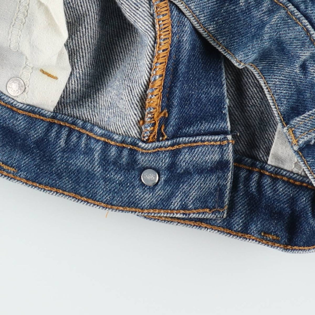 ~90'S Levi's 20517-0217 Orange Tab Bootcut Denim Pants, Made in USA, Men's W36 (approx.), Vintage cotton blue type Vintage Second Hand