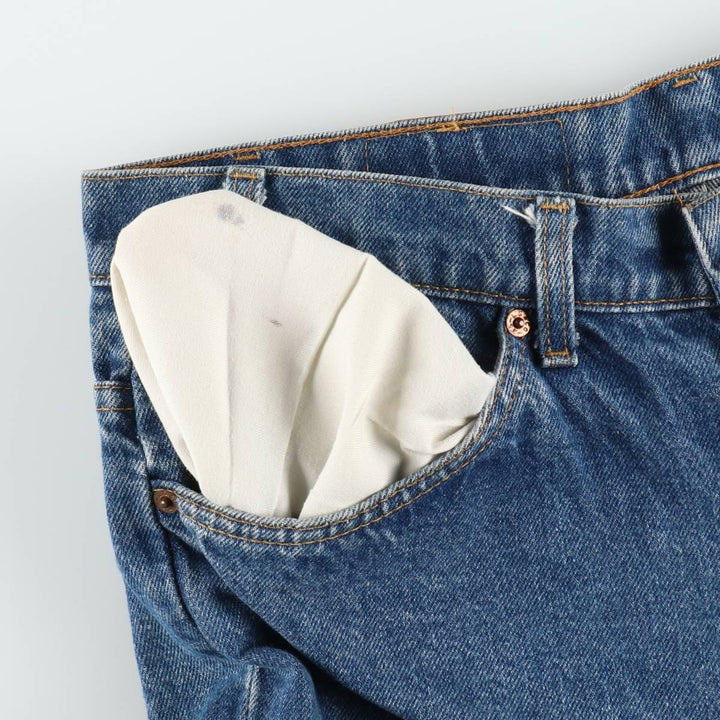 ~90'S Levi's 20517-0217 Orange Tab Bootcut Denim Pants, Made in USA, Men's W36 (approx.), Vintage cotton blue type Vintage Second Hand
