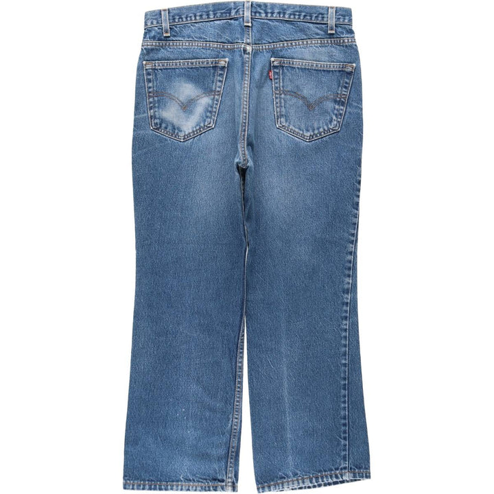 2000'S Levi's 517 Boot Cut Denim Pants, Made in USA, Men's Size 34 cotton blue type Vintage Second Hand